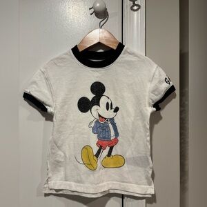GAP Disney Baby Black and White Tee